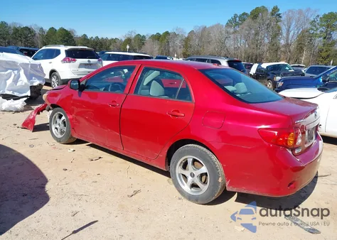 2009 Toyota Corolla Le from USA, damaged, VIN JTDBL40E39J049087